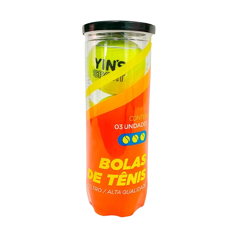 Kit Bolas Tênis Yins Sport