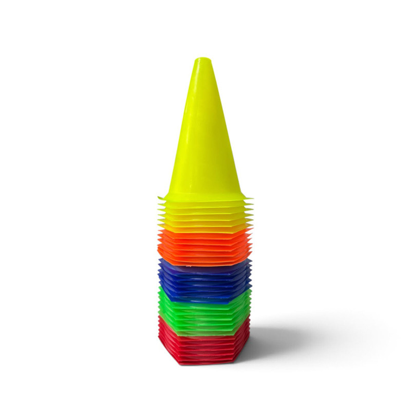 Kit c/ 30 Cones Pequenos 24cm Flexíveis