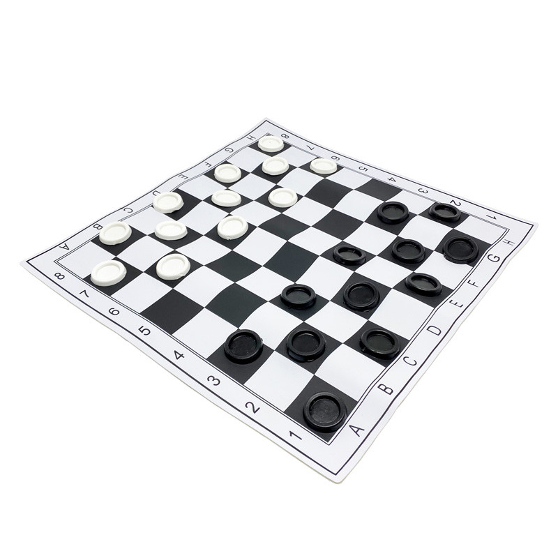 Jogo Damas Oficial 45x45cm Courvin