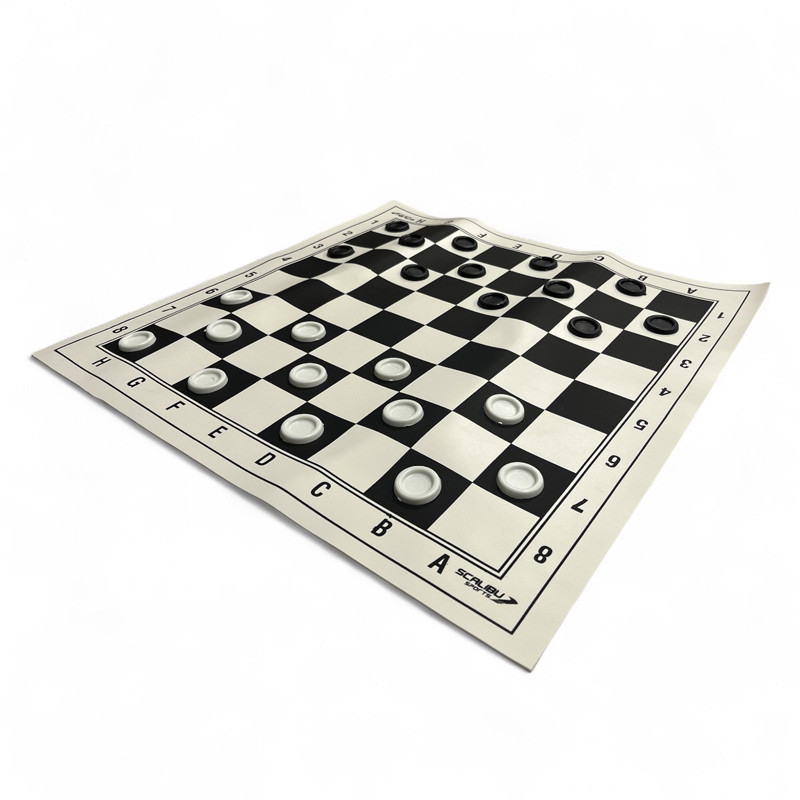 Jogo Damas Oficial 45x45cm Courvin