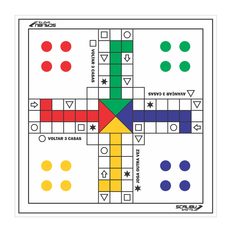 Jogo Ludo Vip 35x35cm Courvin