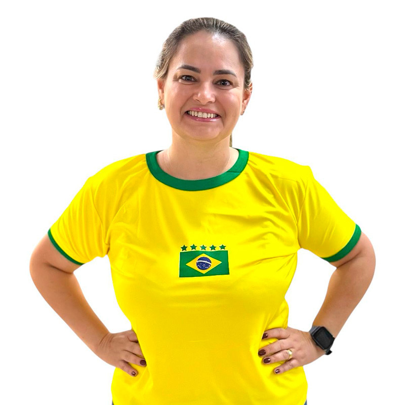 Baby Look Brasil Alusiva