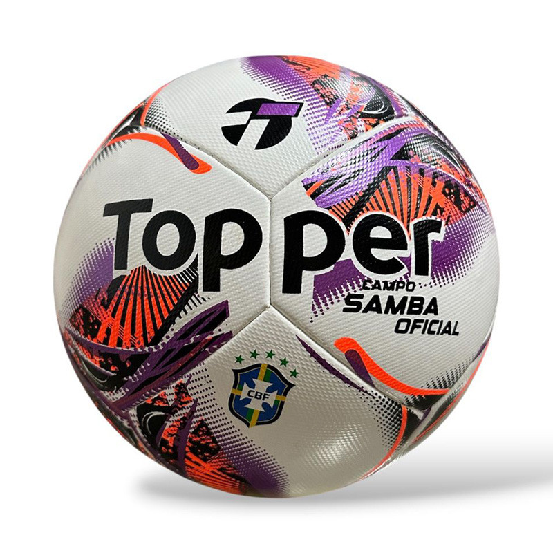 Bola Campo Topper Samba Oficial Federada Tecnofusion PU