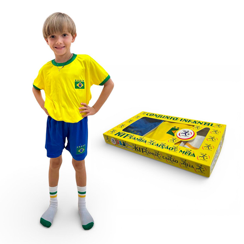 Kit Brasil Infantil Alusivo