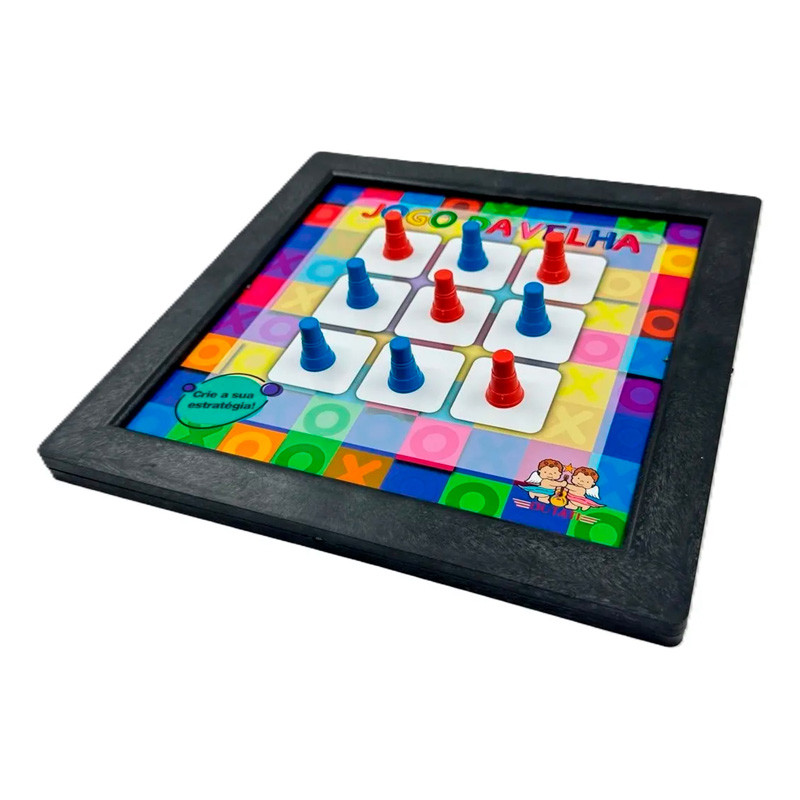 Jogo Resta 1/Jogo da Velha 30x30cm Plástico