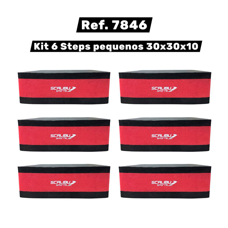 Kit 6 Steps Pequenos 30x30x10cm Eva