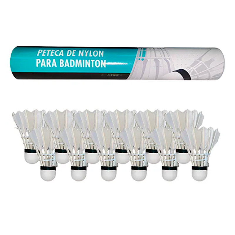 Kit 12 Petecas Badminton Pro Courvim