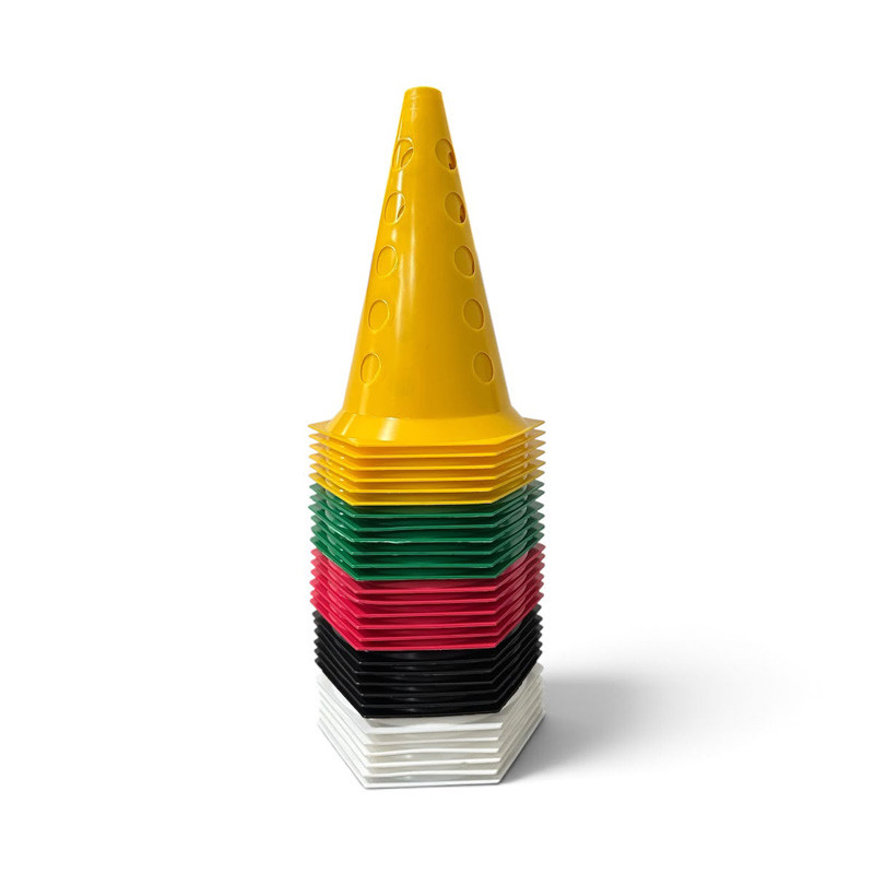 Kit 30 Cones Pequenos Furados 24cm Promocional
