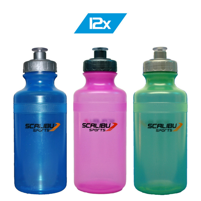 Kit 12 Squeezes Translúcida 500ml