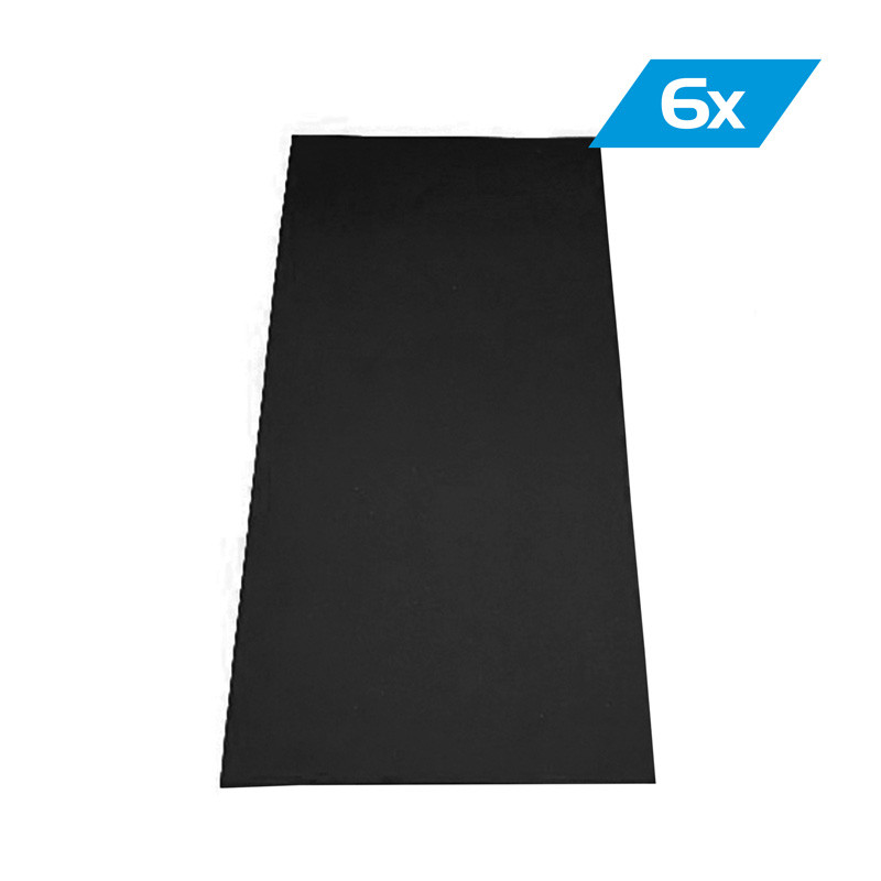 Kit 6 Colchonetes Yoga 50x100cmx10mm