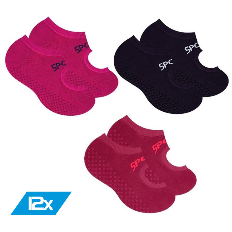 Kit 12 Sapatilhas Pilates Top