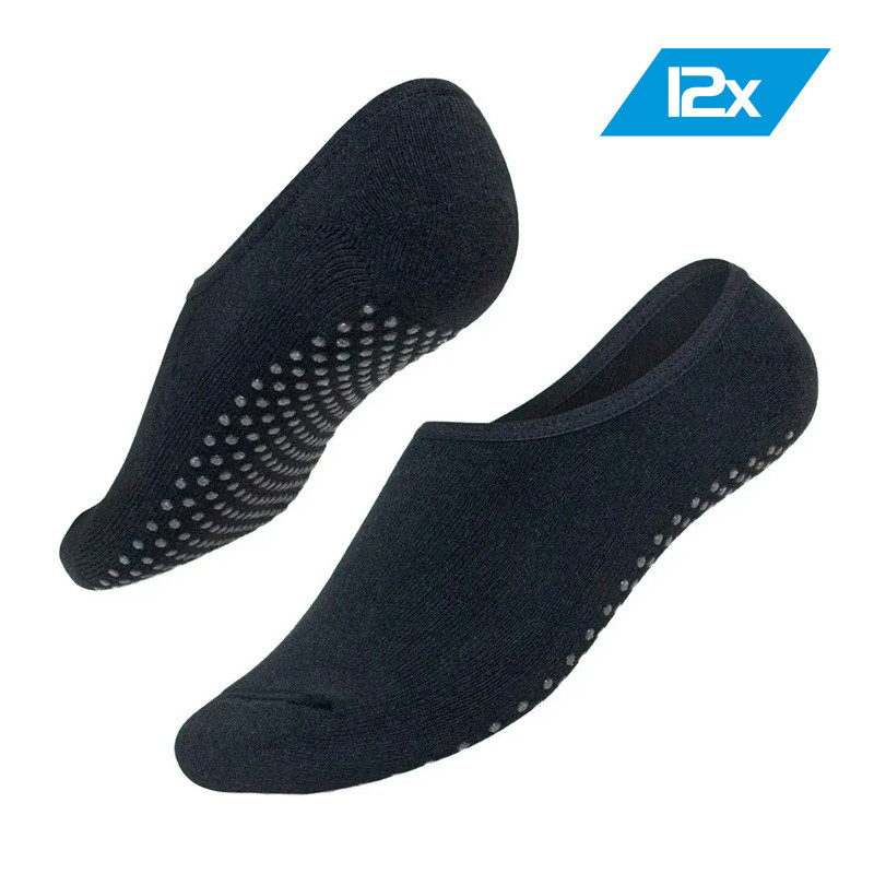 Kit 12 Sapatilhas Pilates Masculina