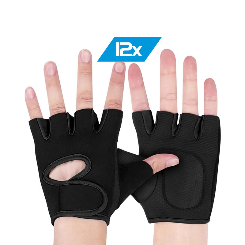 Kit c/10 Luvas Musculação Light Sortidas