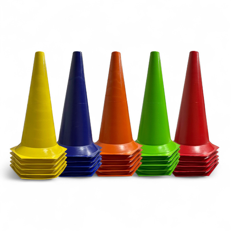 Kit c/25 Cones Médio 50cm Coloridos