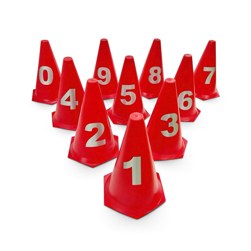 Kit Cones Pequenos 24cm c/ 10 Números