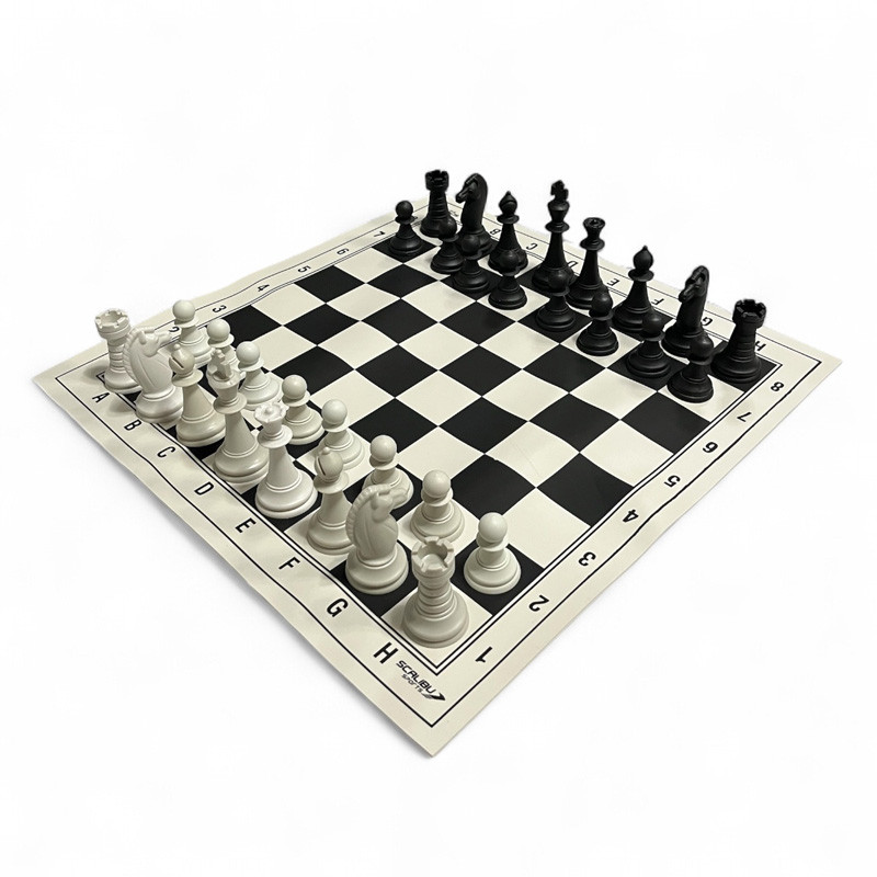 Jogo Xadrez 45x45cm Rei 10cm Courvin