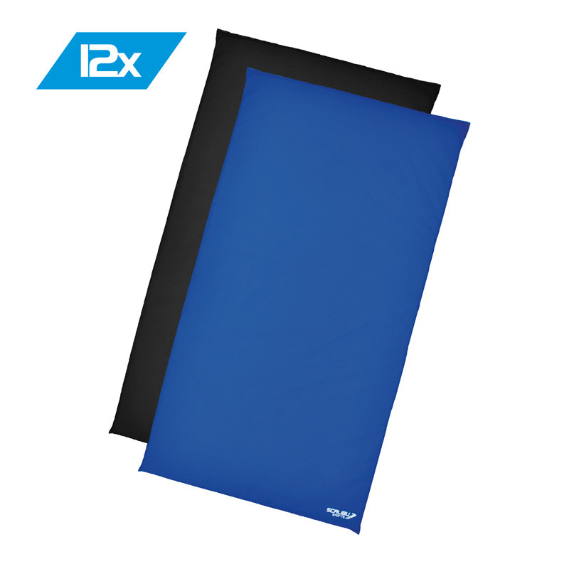 Kit 12 Colchonetes Aglomerados 60x100x4cm Espuma/Eva/Napa