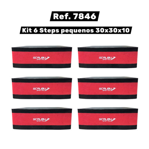 Kit 6 Steps Pequenos 30x30x10cm Eva