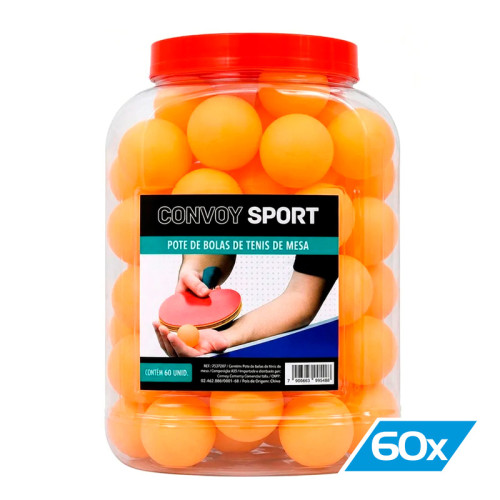 Pote 60 Bolas Ping Pong
