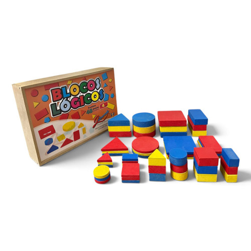 Blocos Lógicos 48pcs MDF