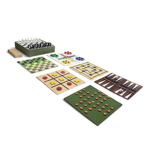 Jogo 8 em 1 Tabuleiros de Mesa MDF