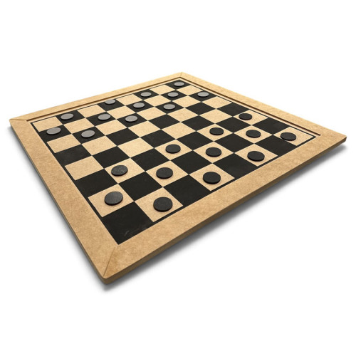 Jogo Damas 40x40cm Tradicional MDF