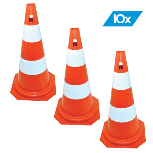 Kit c/10 Cones Grande 75cm