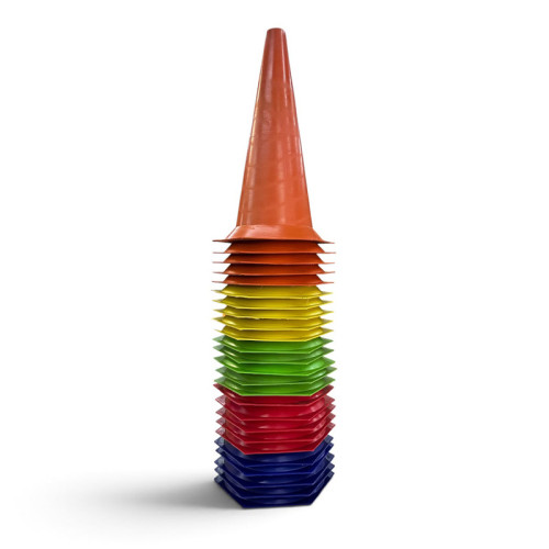 Kit c/25 Cones Médio 50cm Coloridos