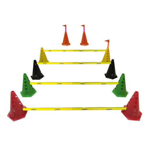 Kit Barreiras c/ 10 Cones 24cm e 5 Bastões