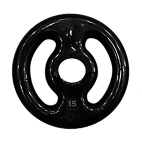 Anilha Emborrachada 15kg Vazada