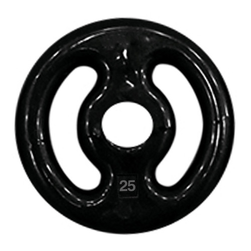 Anilha Emborrachada 20kg Vazada