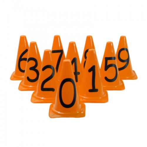Kit Cones Pequenos 24cm c/ 10 Números