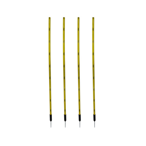Kit 4 Estacas 1,2mt p/Treino c/Mola