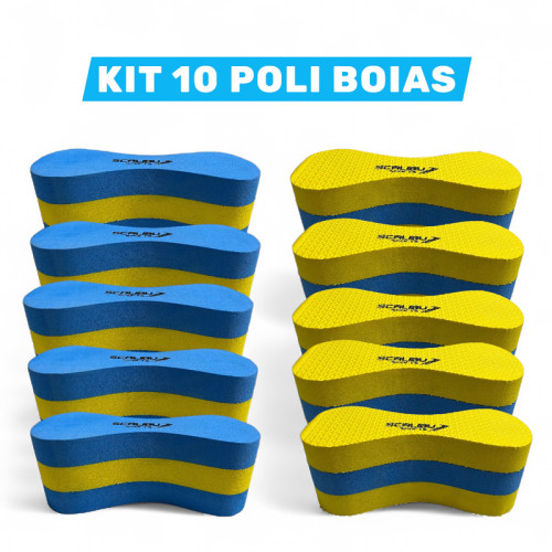 Kit c/10 Poli Boias Natação EVA